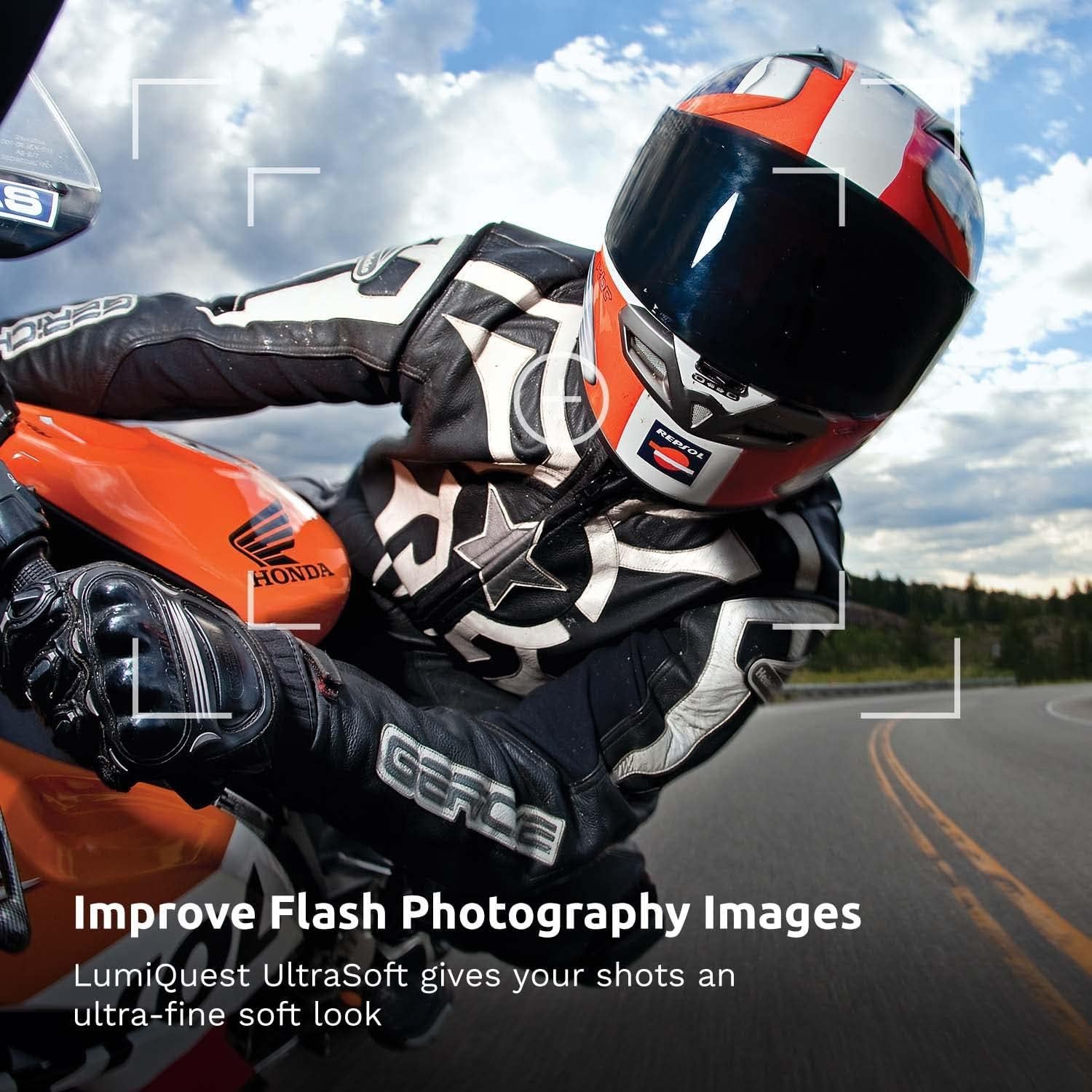 Difusor de Luz Frosted Ultrasoft LumiQuest Azul Neón