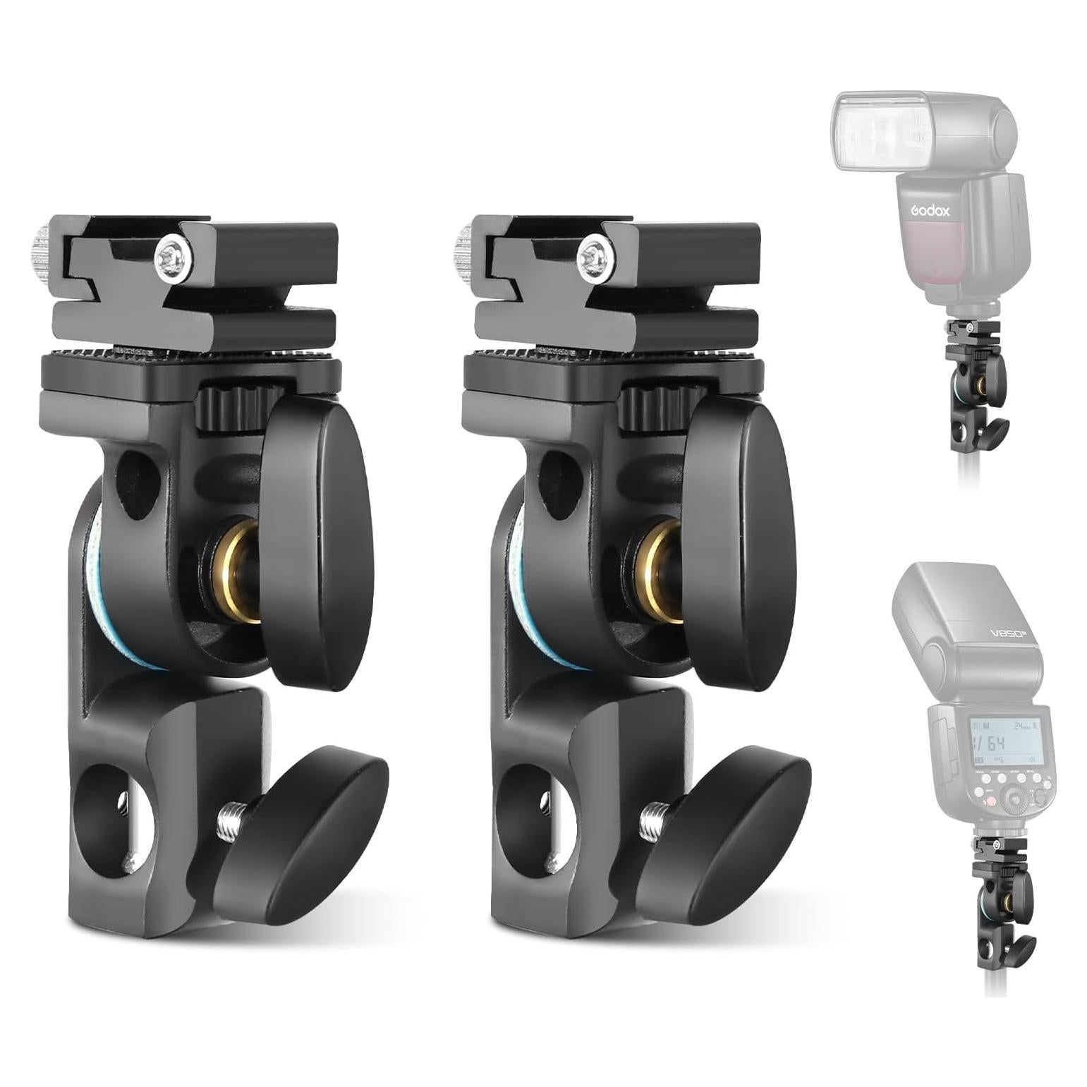 Soporte de Flash Godox AD-E2 con Montura de Zapata Fría - 2 Piezas
