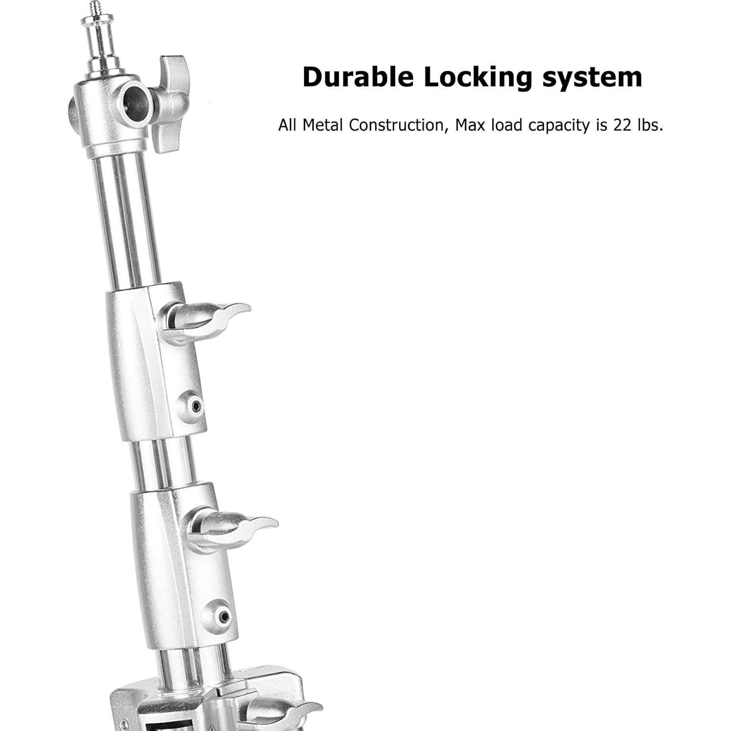 Soporte de Luz Selens de Acero Inoxidable 2 Paquetes 2.8m