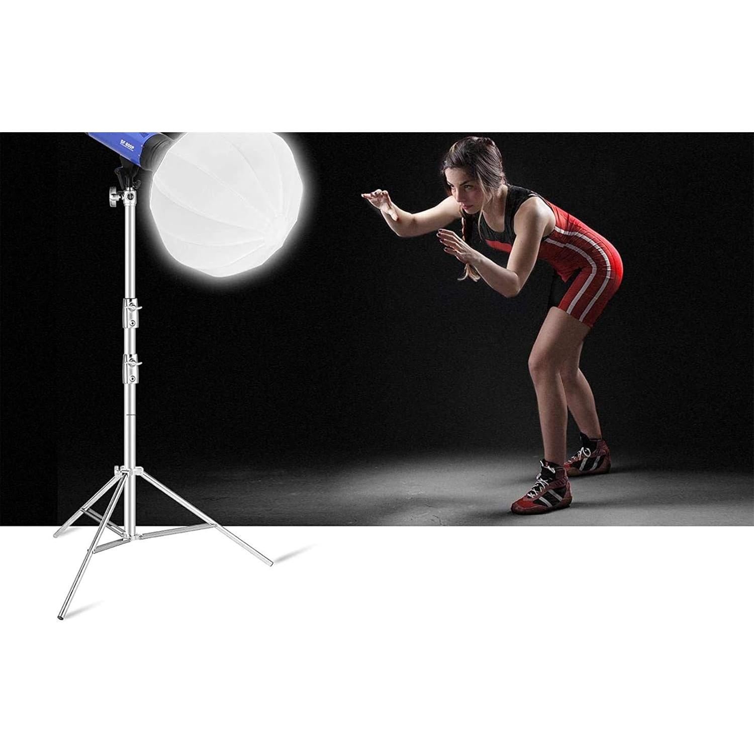 Soporte de Luz Selens de Acero Inoxidable 2 Paquetes 2.8m