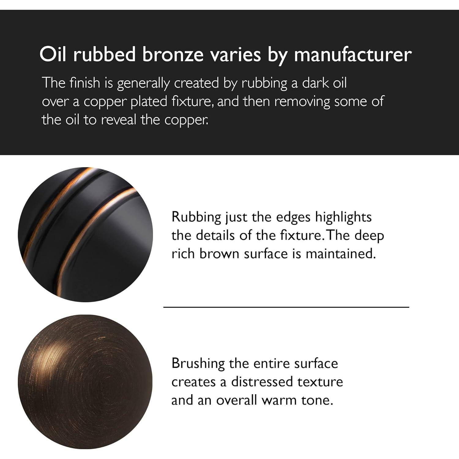 Anillo de Toalla Design House 539239 Bronce Aceitado 15,24 cm