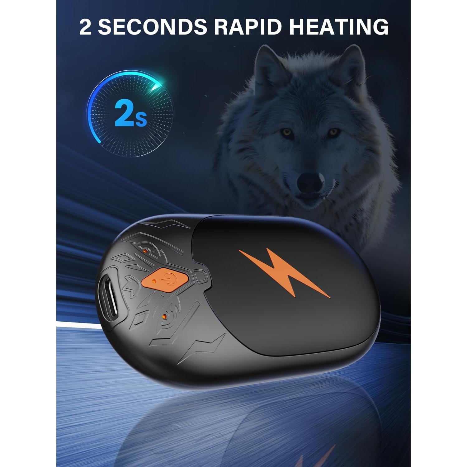 Calentadores de Manos Recargables AJVV TT-07 8000mAh 2 Piezas