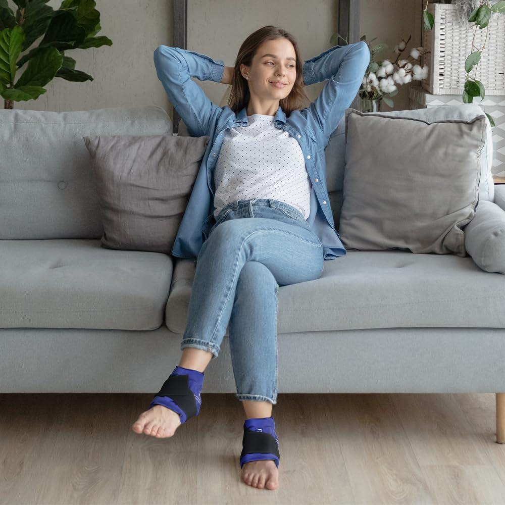 Funda de Hielo para Tobillo NEWGO - 2 Paquetes Reutilizables