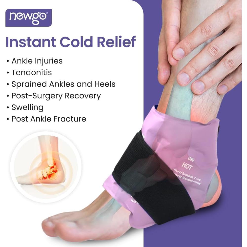 Funda de Hielo para Tobillo NEWGO Reutilizable Terapia Fría
