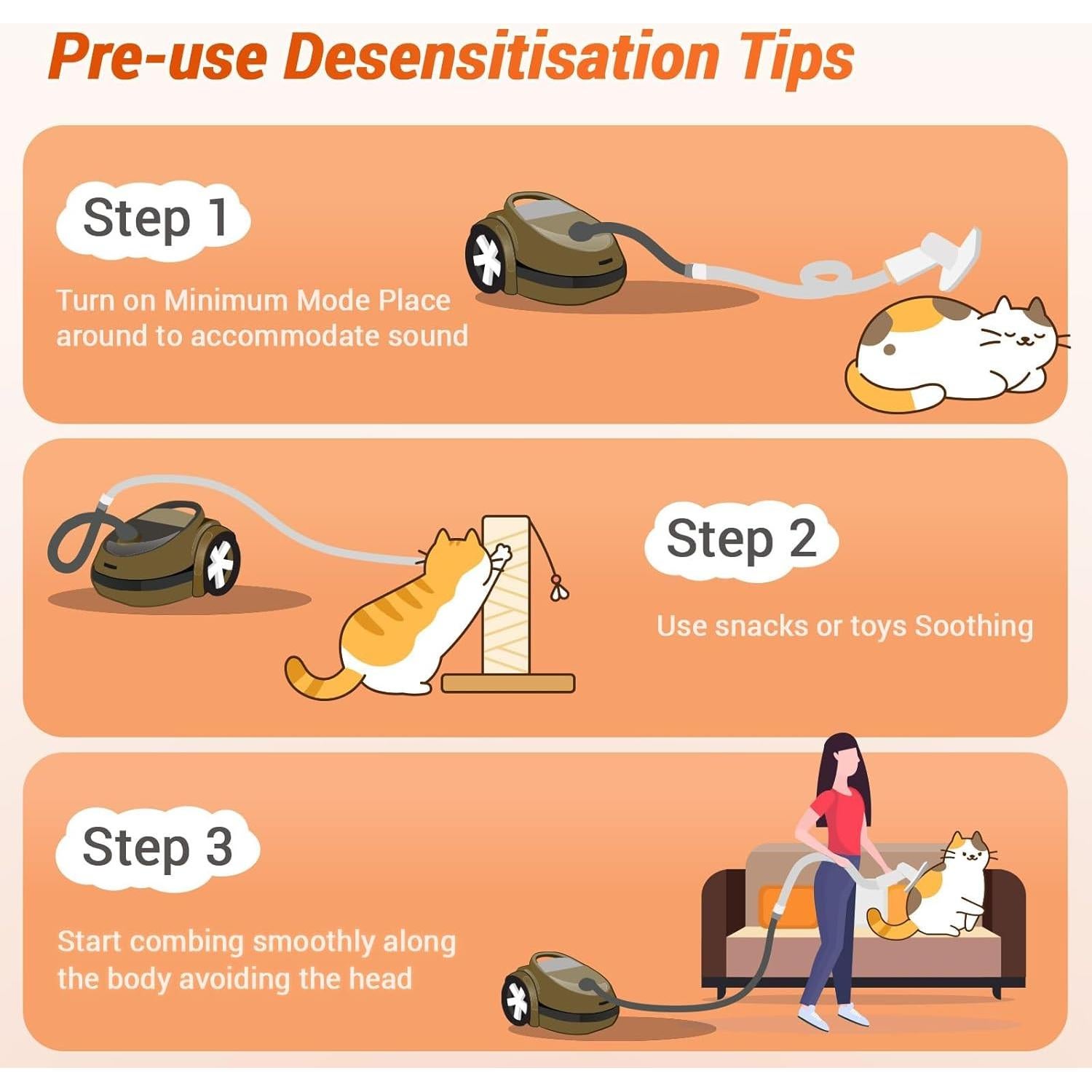 Accesorio de Aspiradora para Mascotas Afloia - Cepillo Aseo