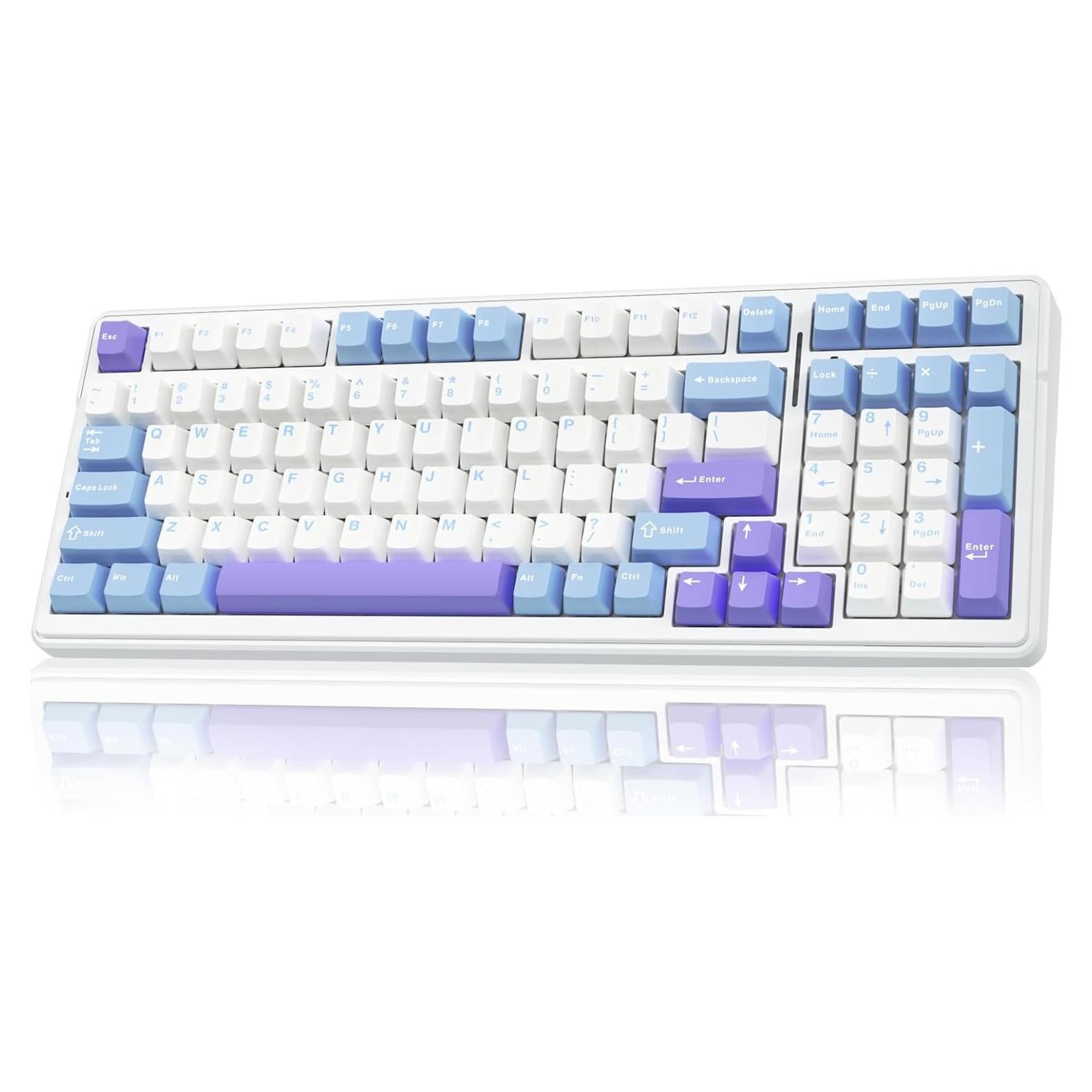 Teclado Mecánico Inalámbrico AULA F99 RGB 99 Teclas