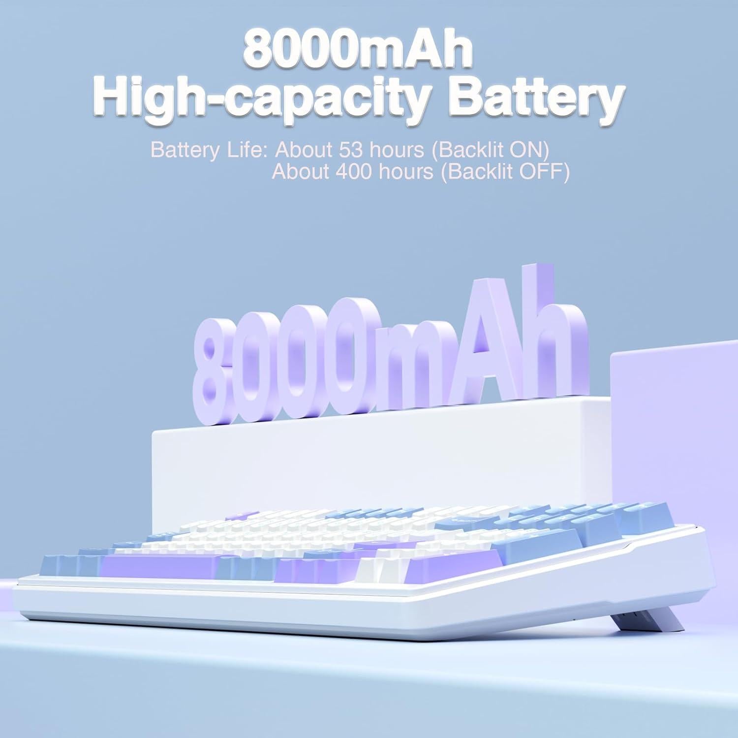 Teclado Mecánico Inalámbrico AULA F99 RGB 99 Teclas