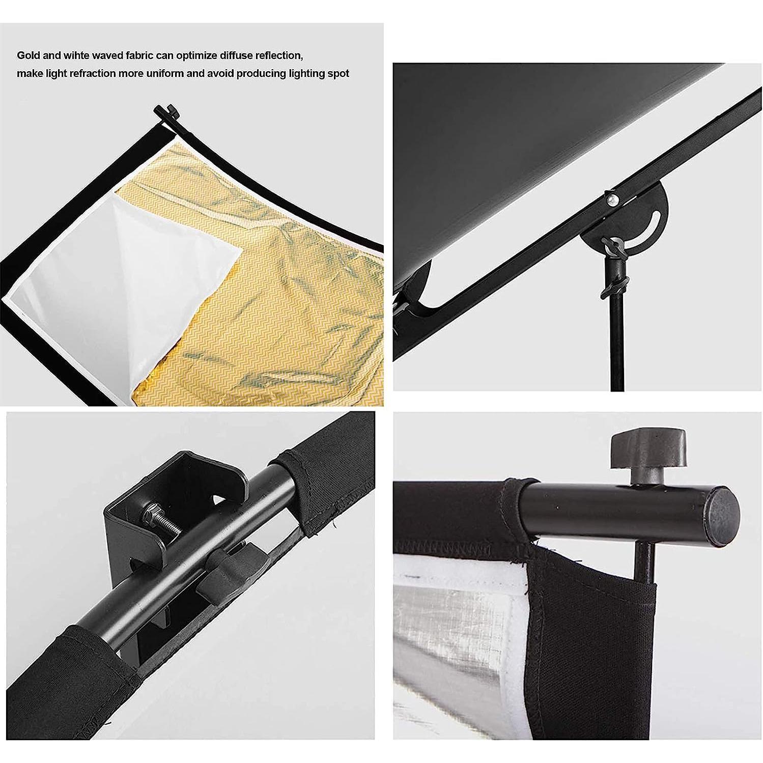 Reflector Curvado Selens 180x60 cm Luz Difusor 4 Colores