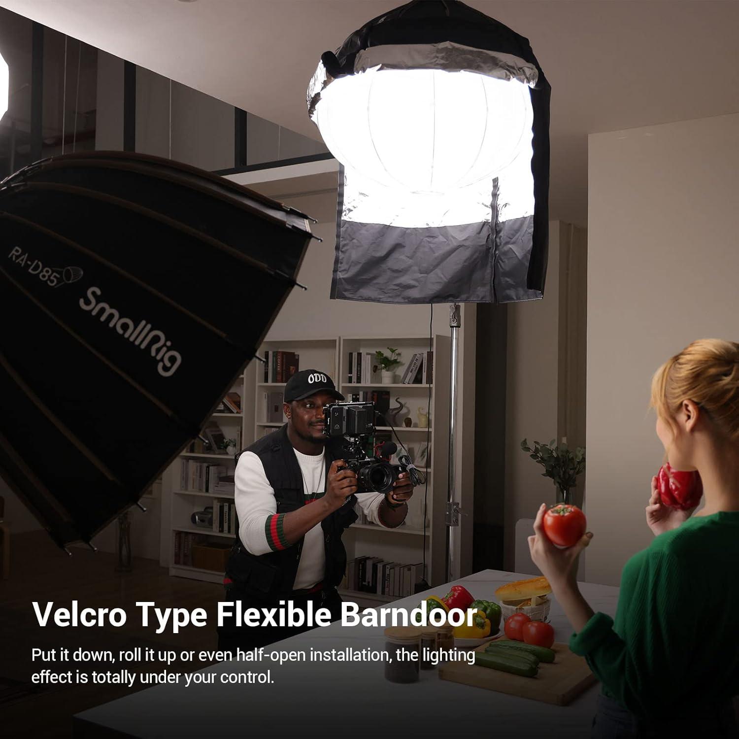 Softbox Linterna SmallRig 90x90cm con Puertas de Tela