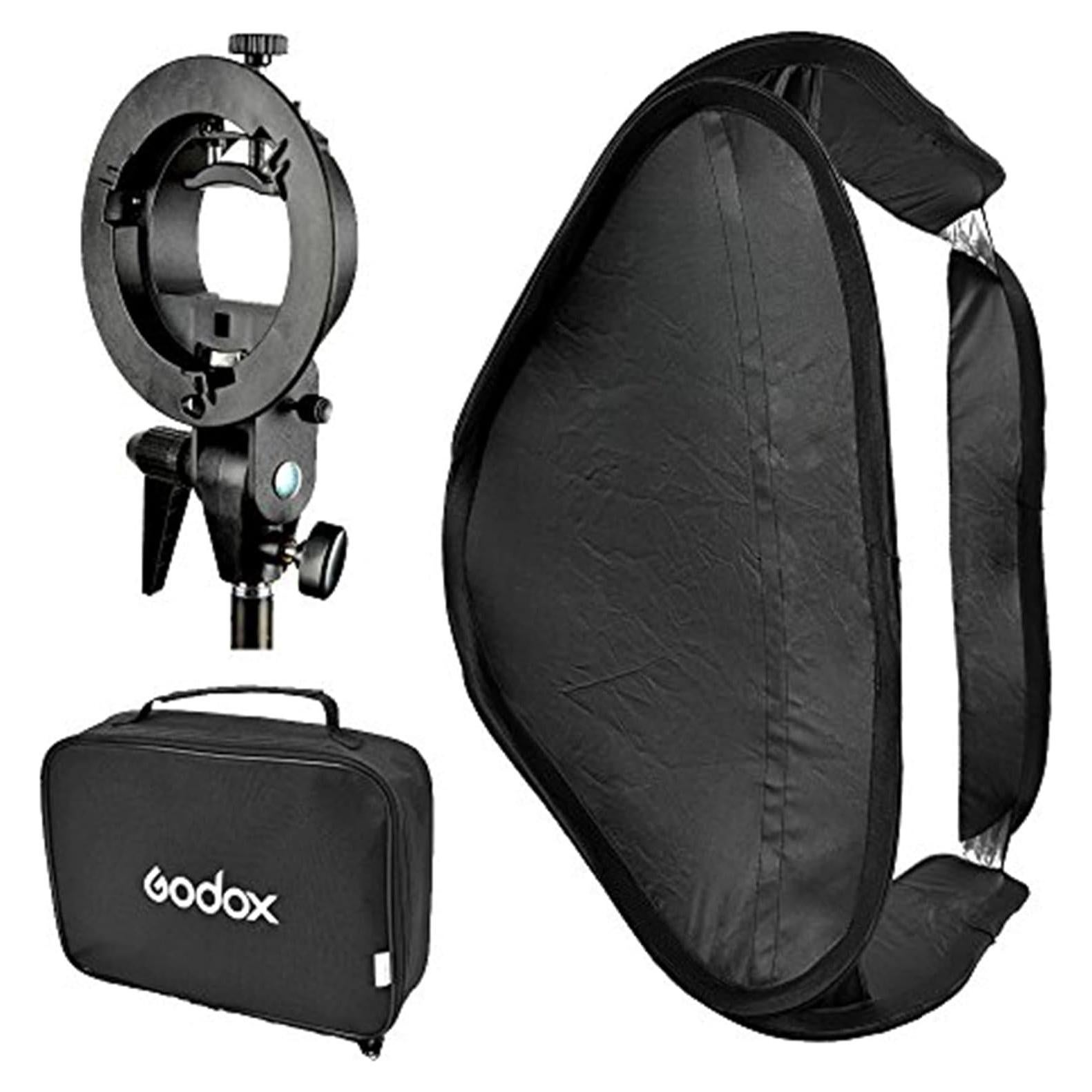 Softbox Godox Tipo S 60x60cm con Soporte para Speedlite