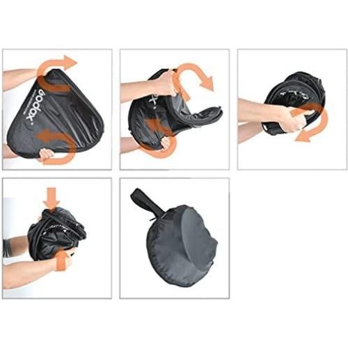 Softbox Godox Tipo S 60x60cm con Soporte para Speedlite