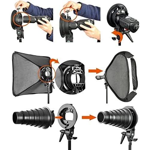 Softbox Godox Tipo S 60x60cm con Soporte para Speedlite