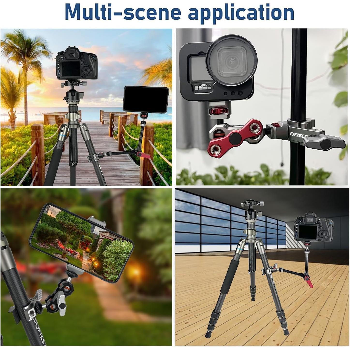 Abrazadera Multi-Función Fuerte FIFIELD Titanio 86g