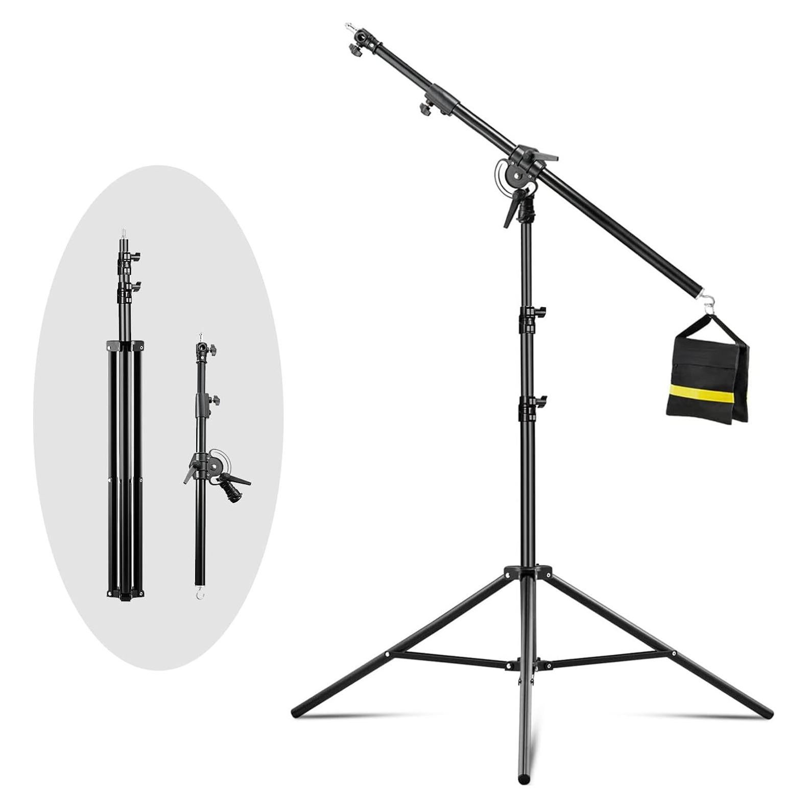 Soporte de Luz Ajustable SUPON 300cm con Brazo Boom y Bolsa de Arena