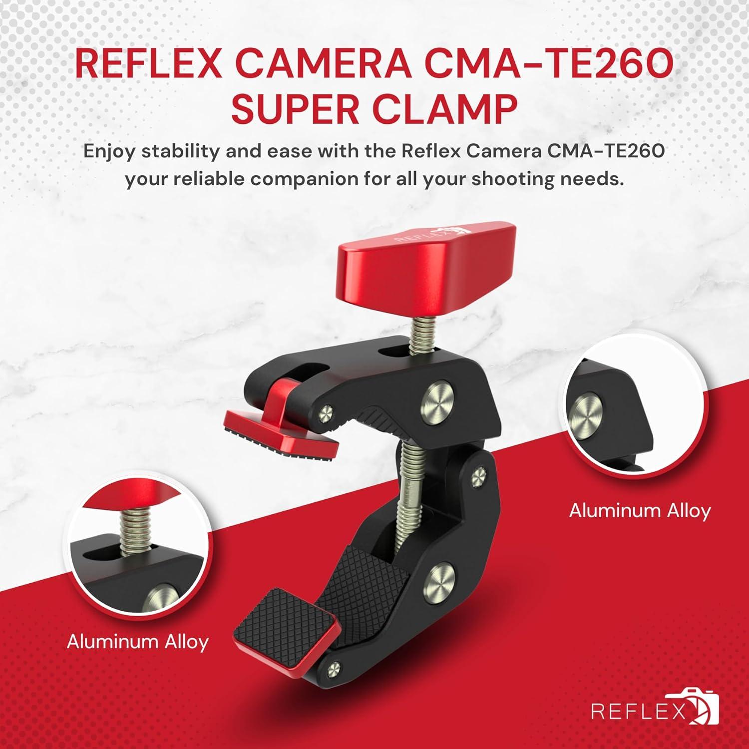 Abrazadera Super Reflex Camera con Montaje 1/4" y 3/8"