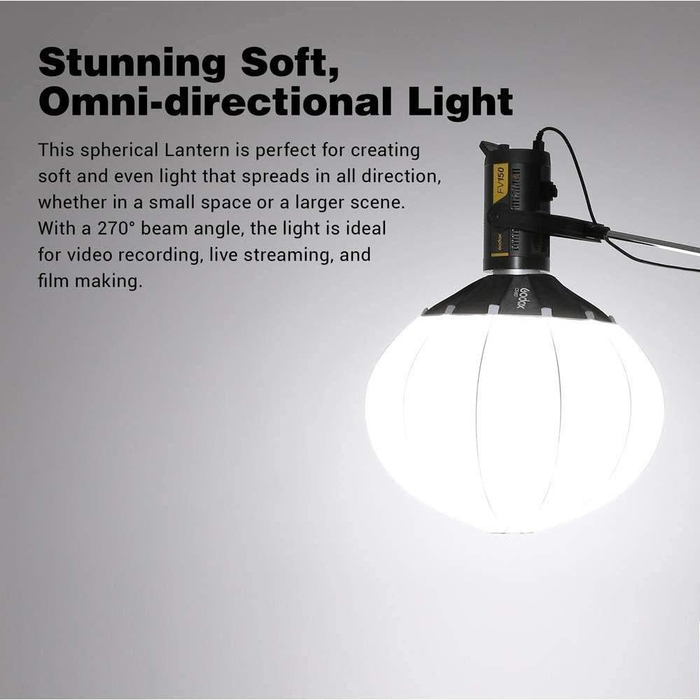 Softbox Lantern Godox 50cm para SL-60W SL150W II FV150 AD300PRO