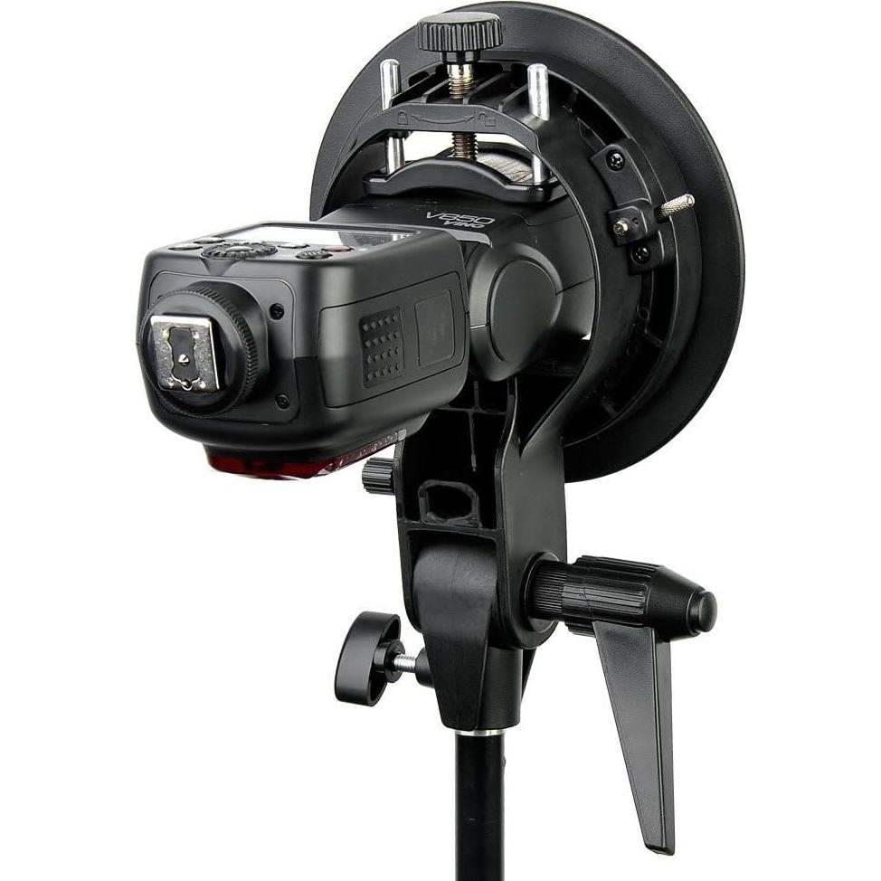 S Type Bracket Stable Bowens S Mount Holder for Speedlite Flash Snoot Softbox Photo Studio Plastic Umbrella Mount Bracket