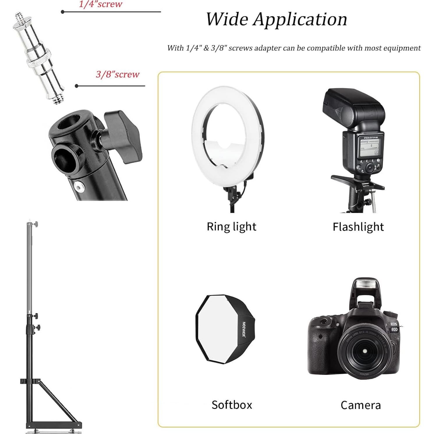 Brazo de Soporte de Pared YUOCU 180cm Ajustable para Luz