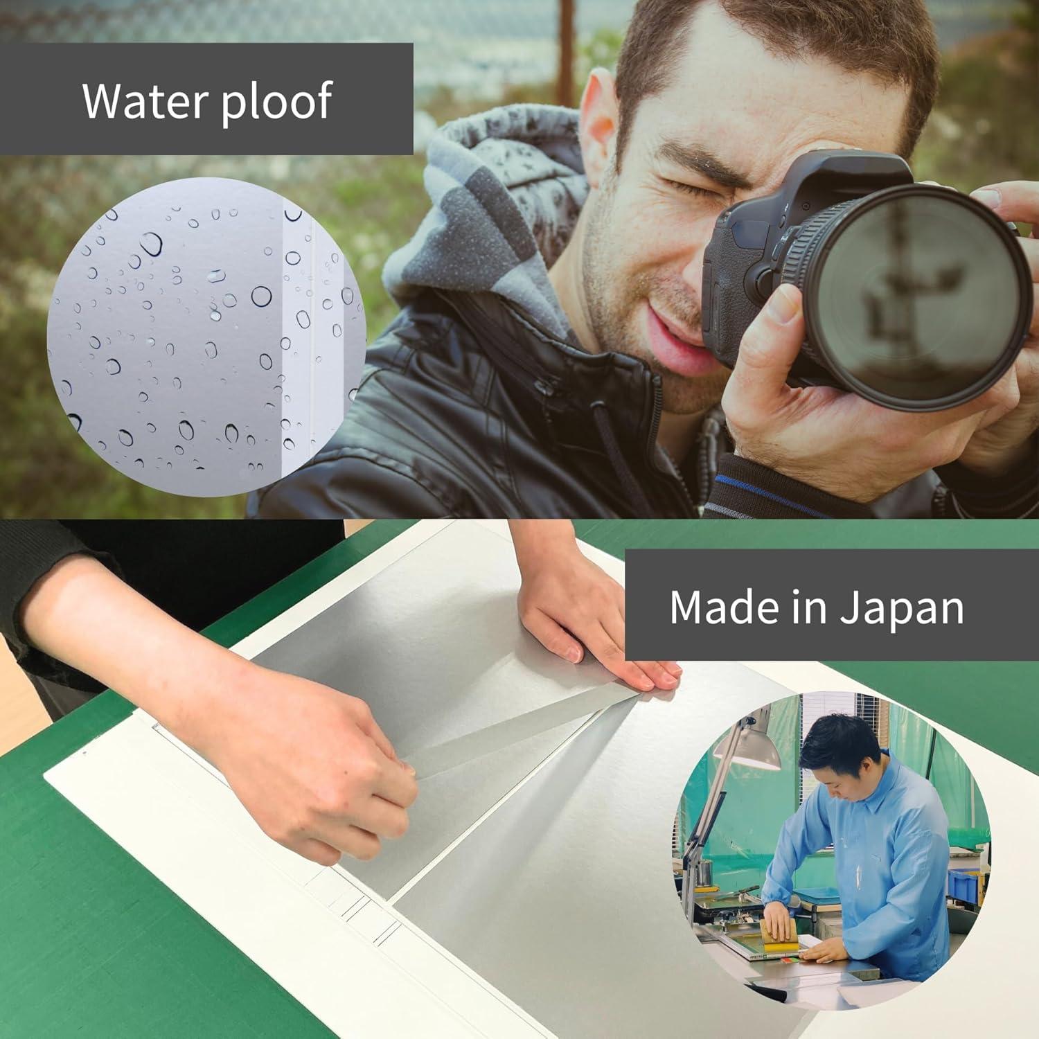 Tarjeta Reflectora Pino Studio - Blanco y Negro - 36.4x52.6 cm