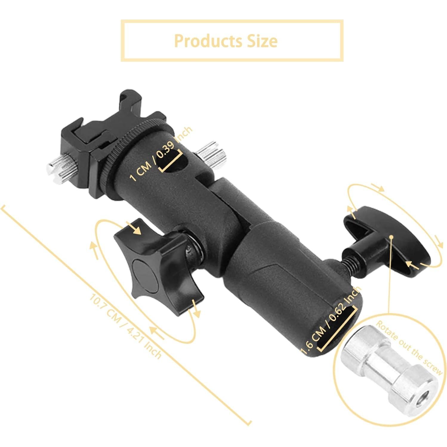 Soporte de Flash DTOL para Cámara y Paraguas - Paquete de 2