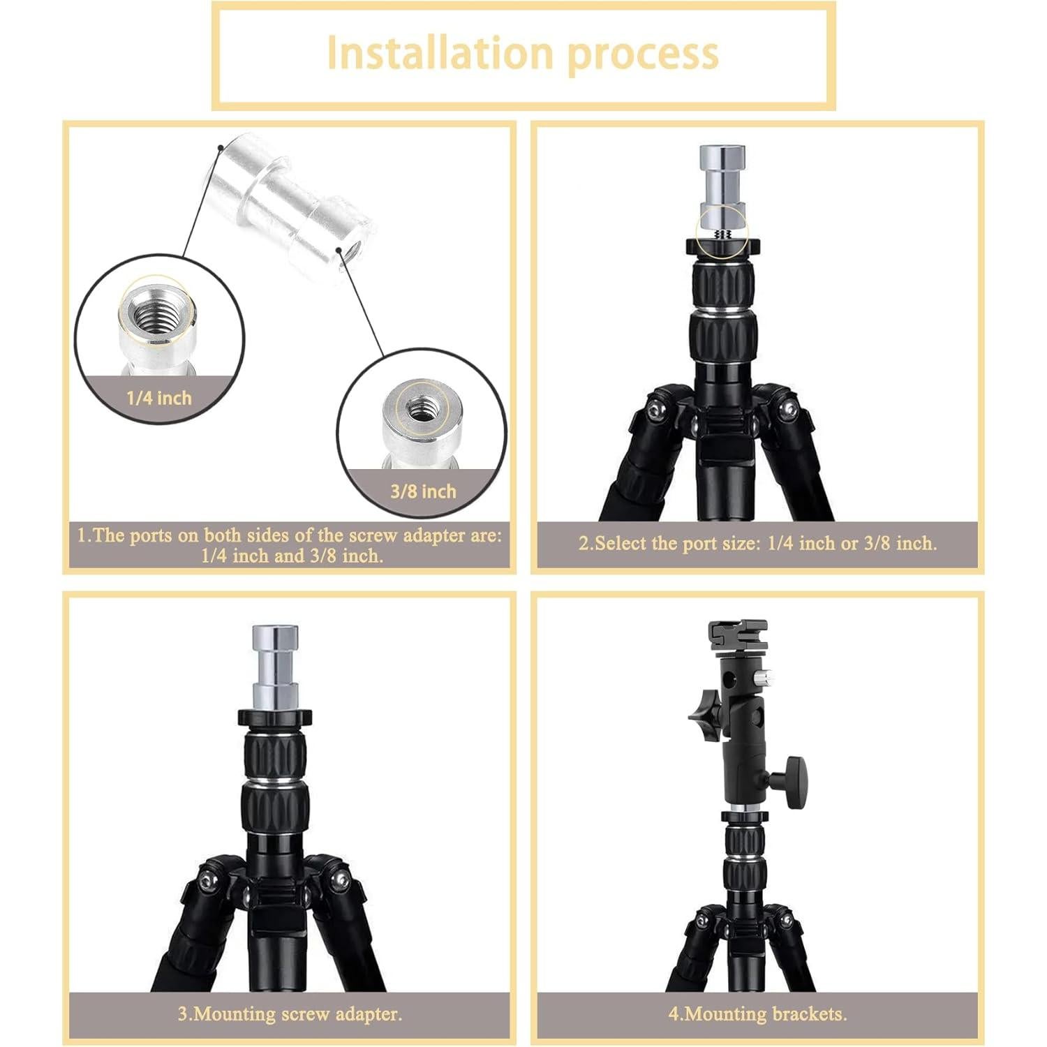 Soporte de Flash DTOL para Cámara y Paraguas - Paquete de 2
