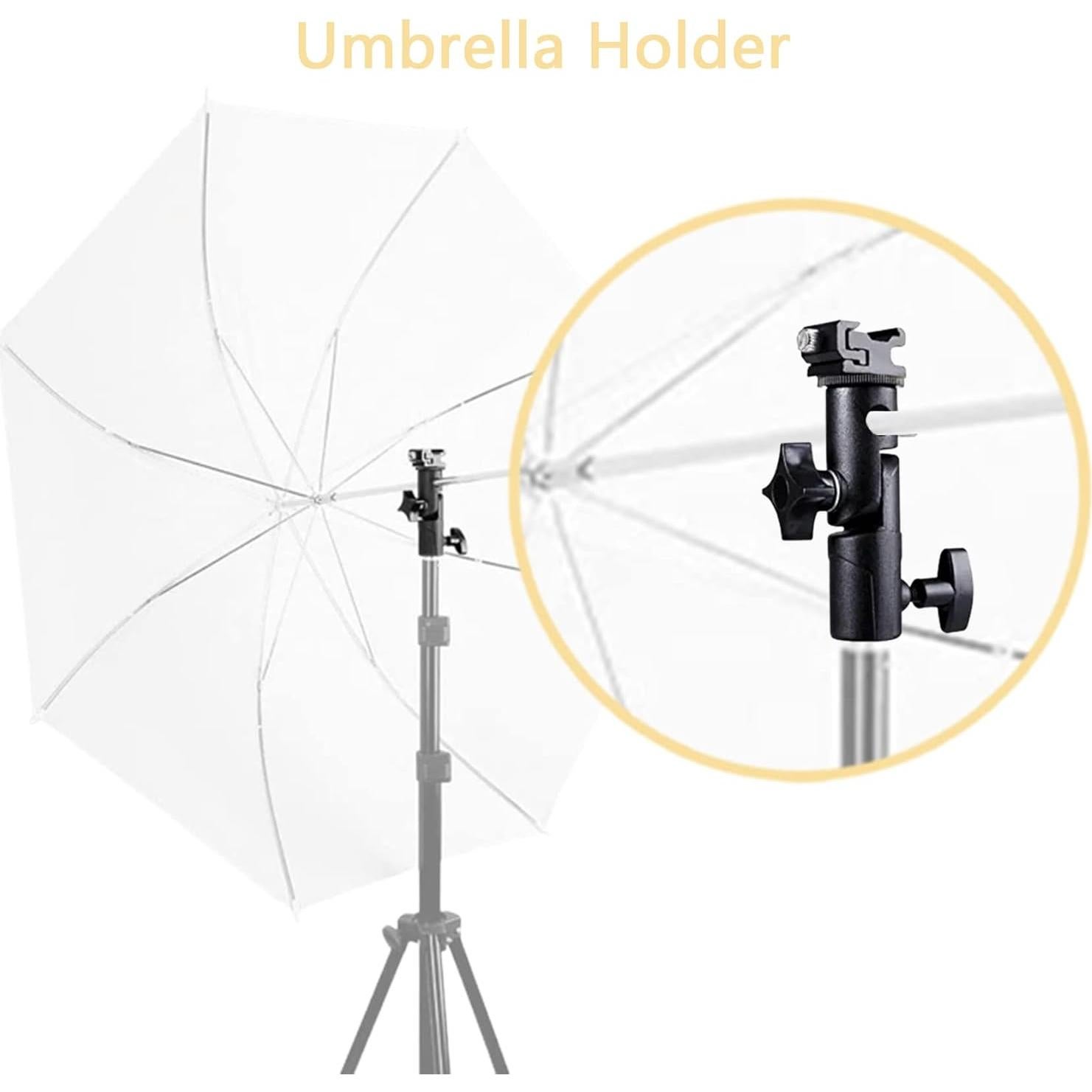 Soporte de Flash DTOL para Cámara y Paraguas - Paquete de 2