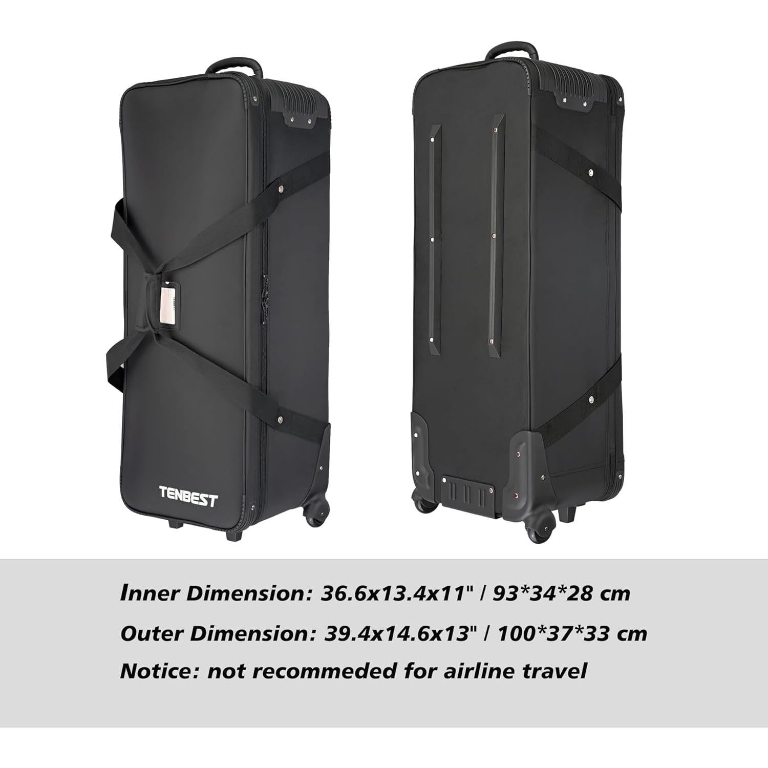 Bolsa Rodante para Cámara TENBEST 100cm con Ruedas y Divisores