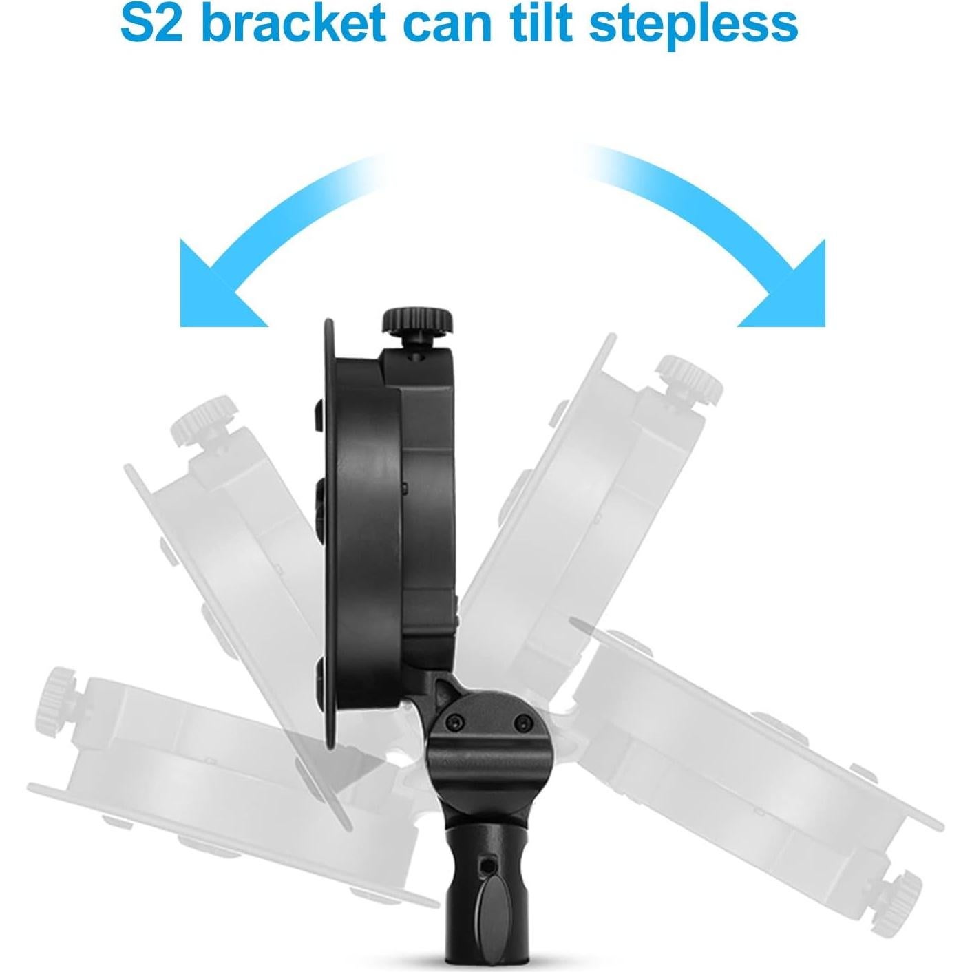 Soporte Godox S2 para Speedlite con Montura Bowens Ajustable
