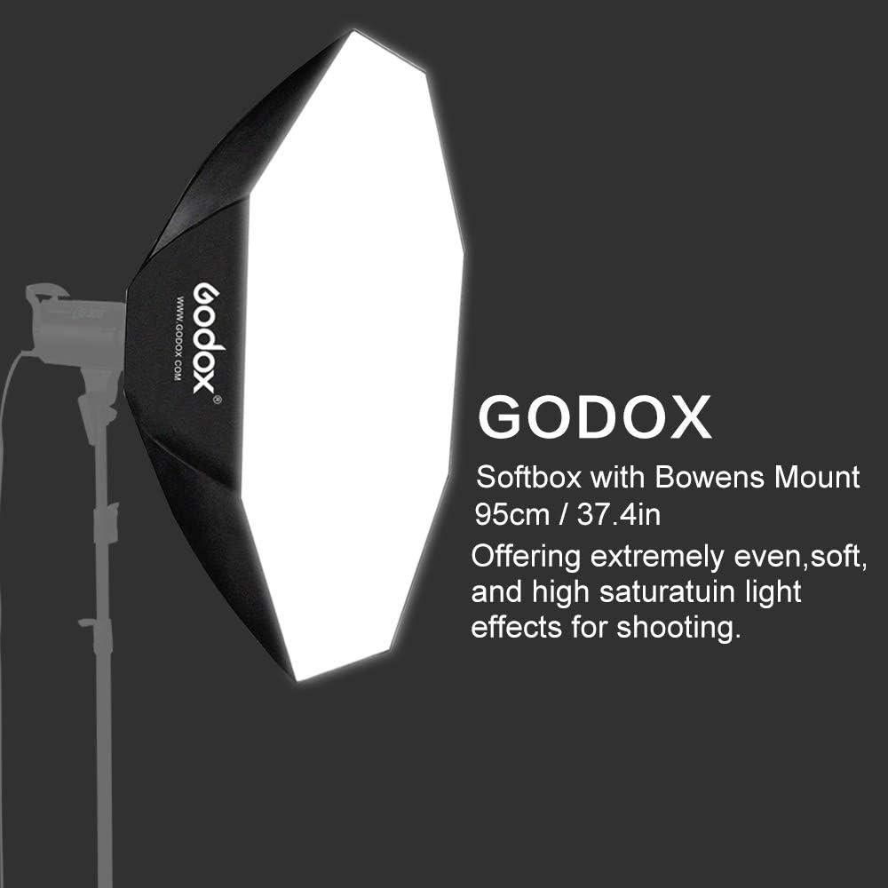 Softbox Octagonal 95cm Godox Bowens para Estudio Fotográfico
