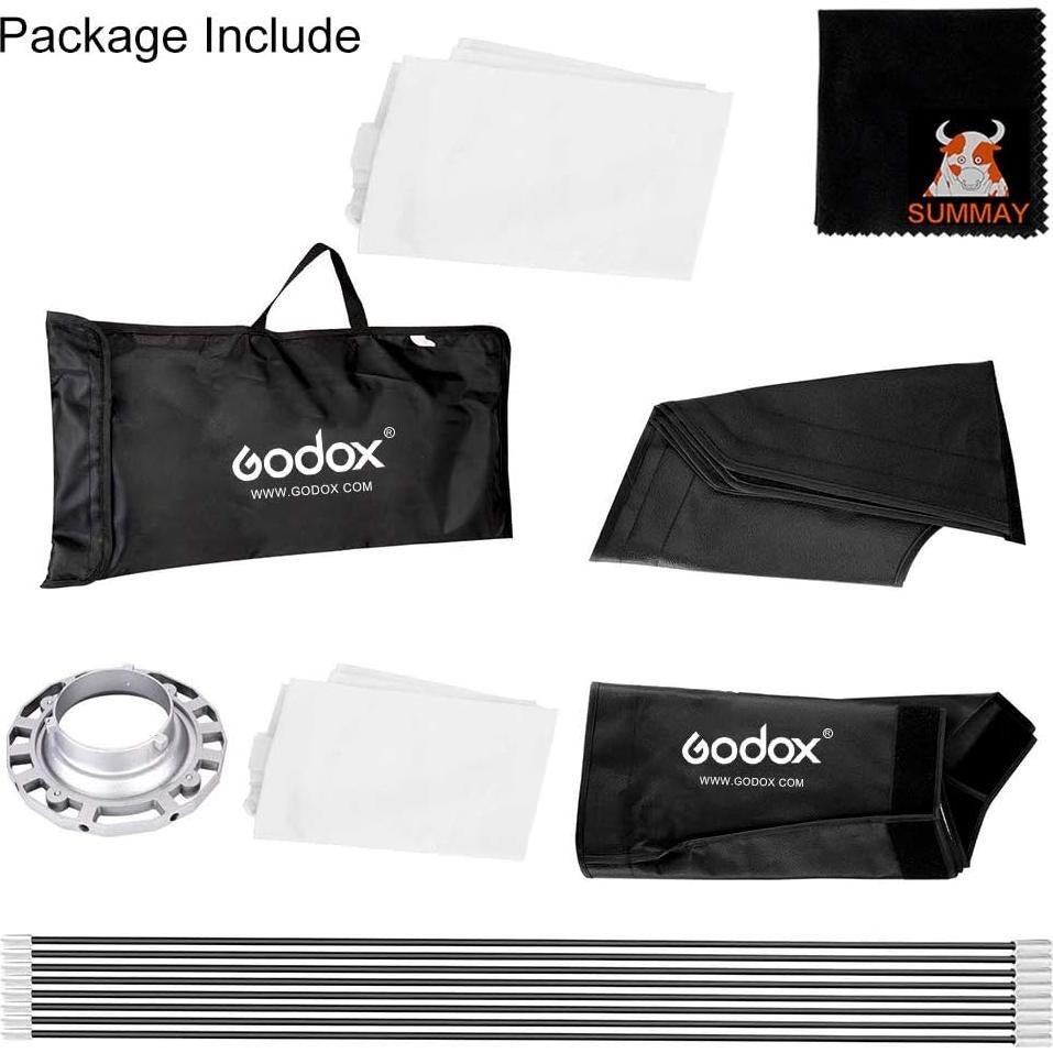 Softbox Octagonal 95cm Godox Bowens para Estudio Fotográfico