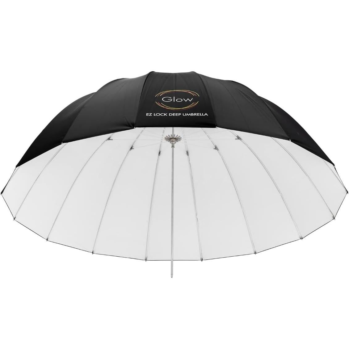 Paraguas de Fibra de Vidrio Glow Easy Lock 129.5 cm Blanco