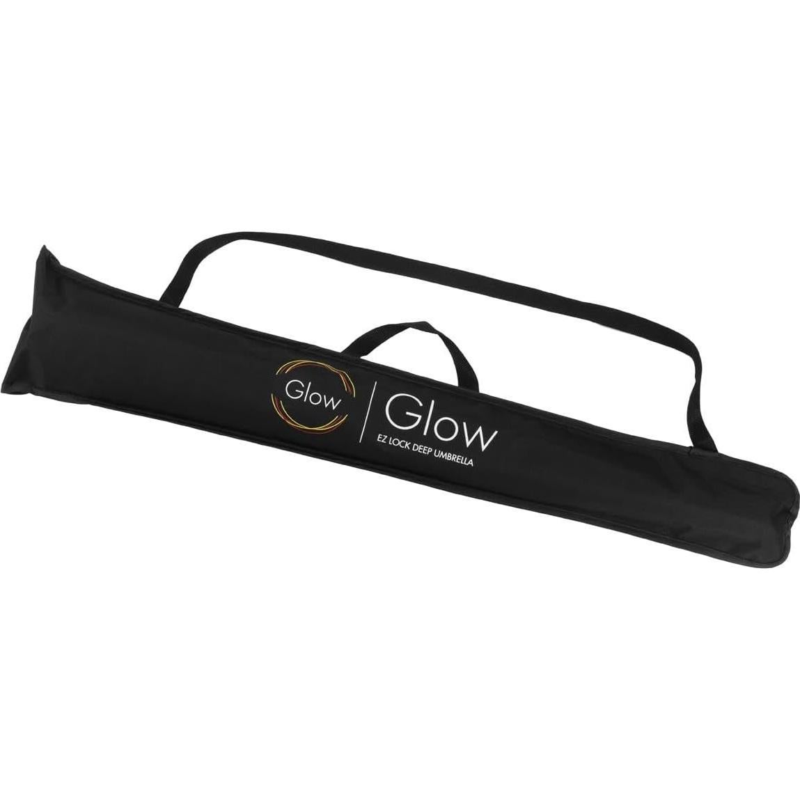 Paraguas de Fibra de Vidrio Glow Easy Lock 129.5 cm Blanco
