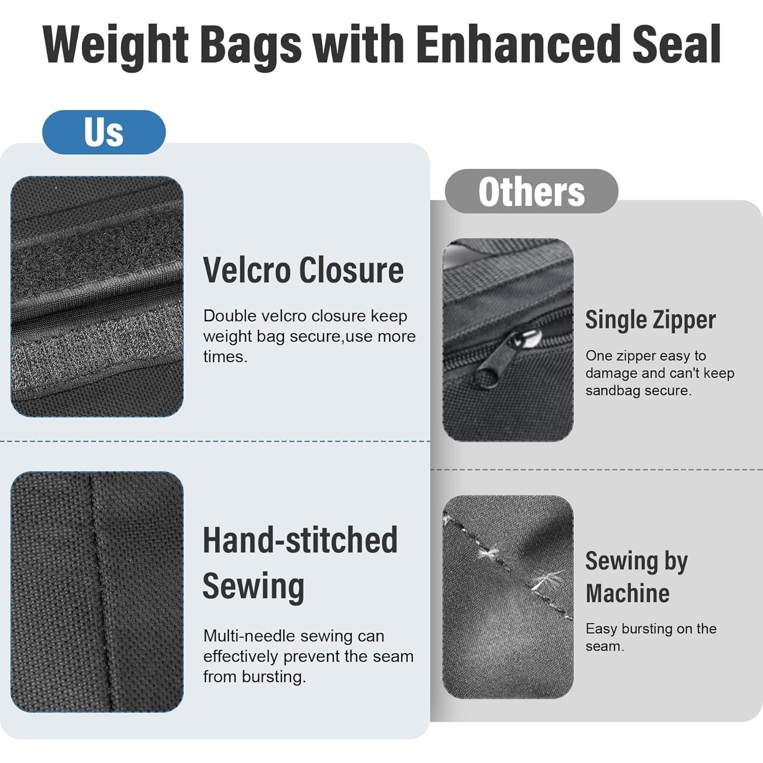 8 Bolsas de Arena para Estudio Fotográfico Evekea 11.34 kg