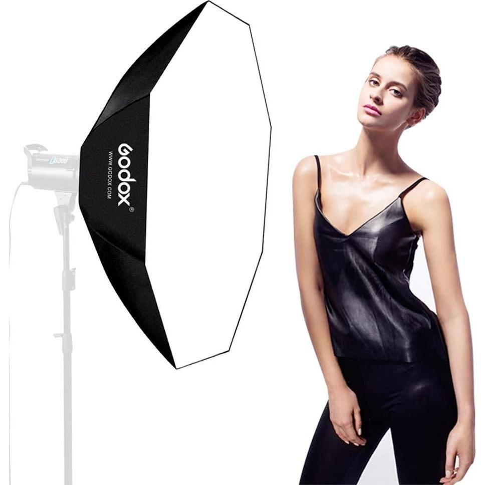 Softbox Octagonal 95cm Godox Montaje Bowens para Fotografía