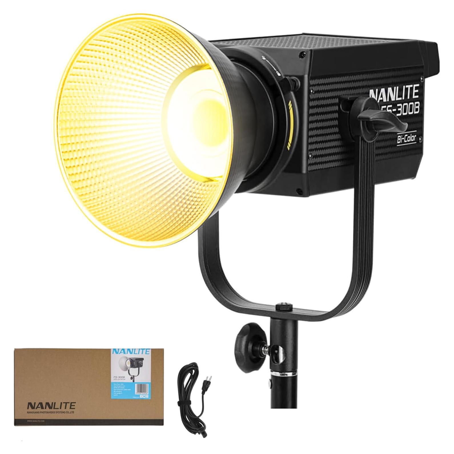 Foco LED Bi-Color 300W Nanlite FS-300B Ajustable 2700K-6500K