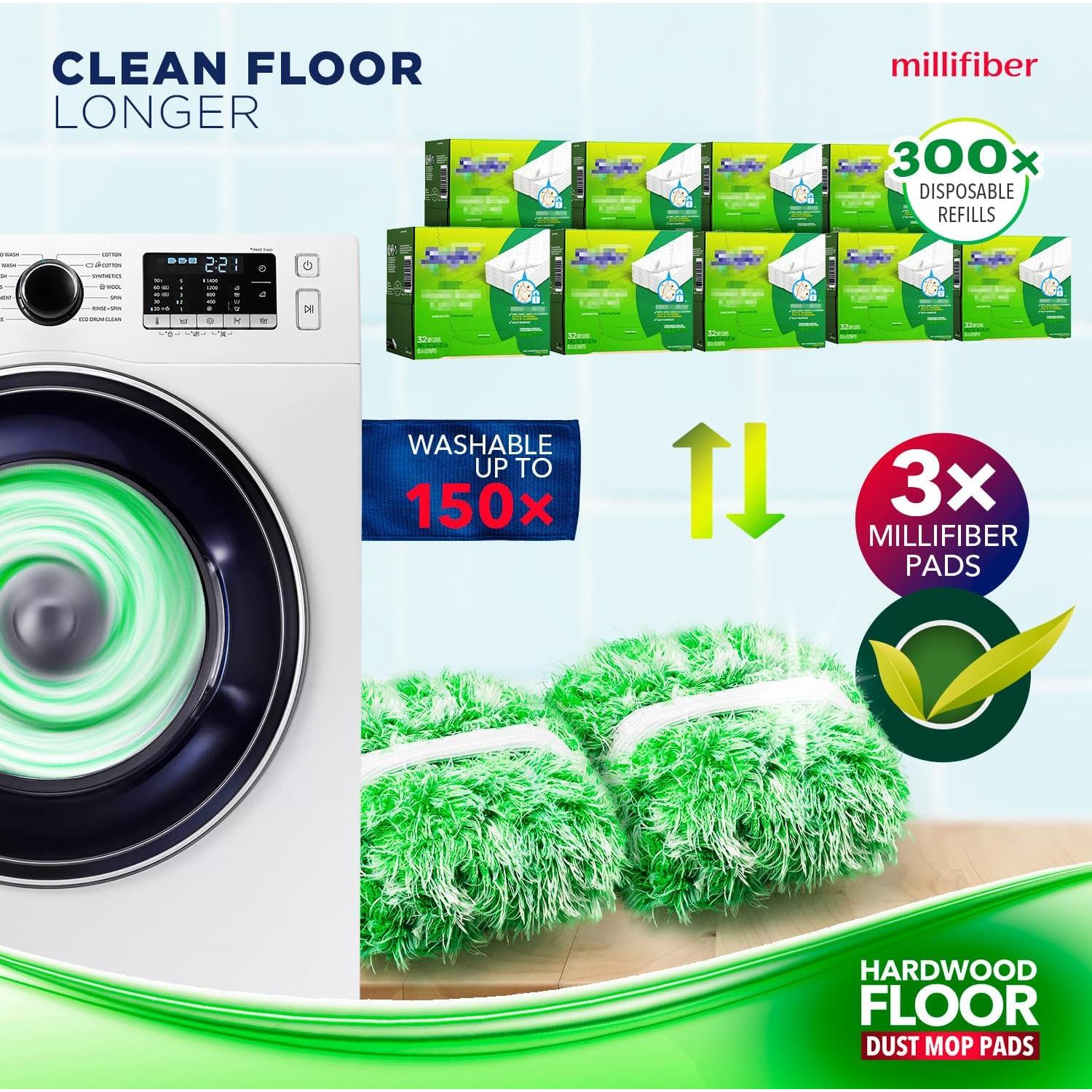 Repuesto Trapeador Microfibra Millifiber 38x20 cm - Paquete de 3