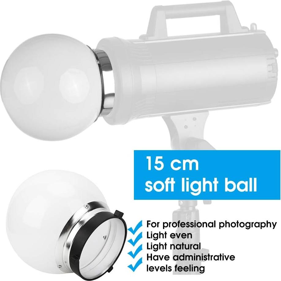 Bola de Luz Suave 15cm GOWENIC para Montura Bowens