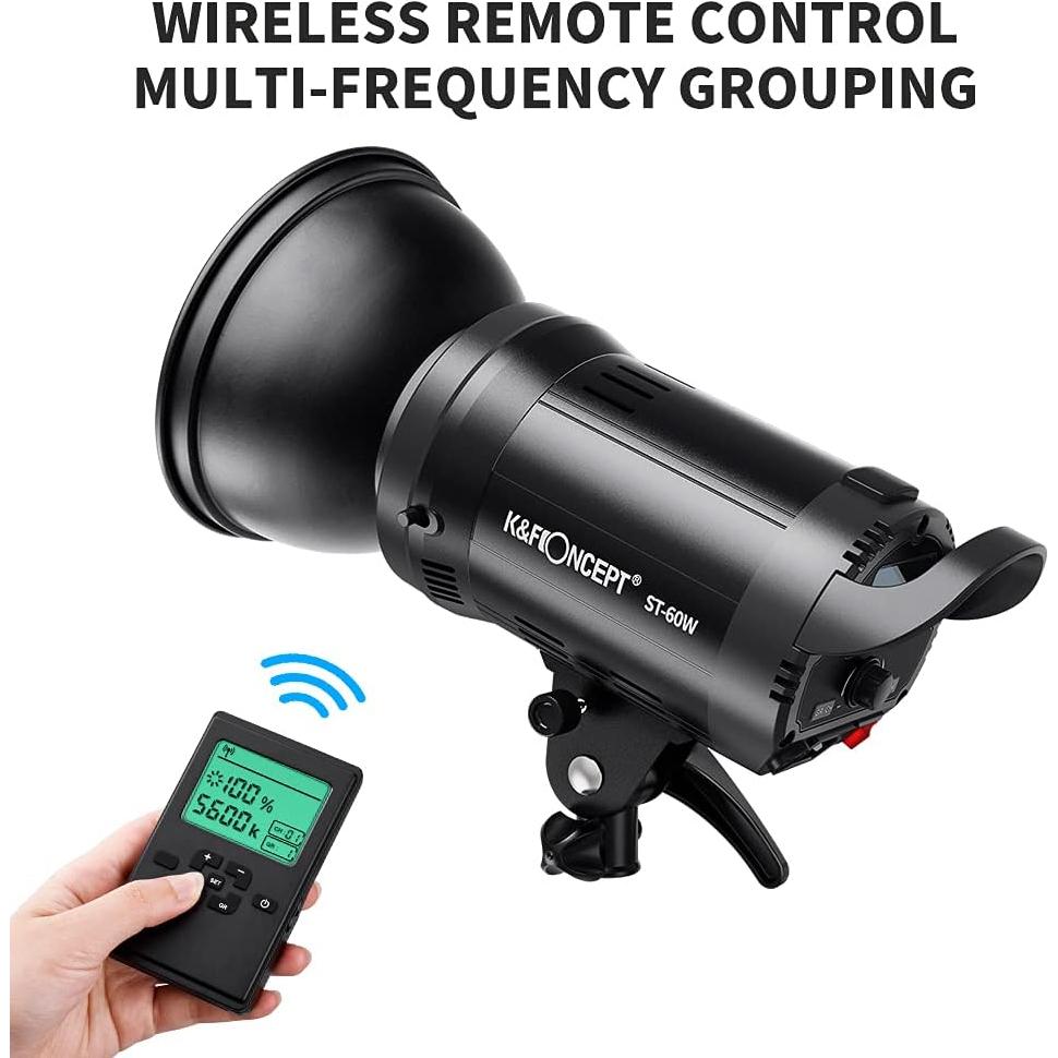 Luz de Video LED K&F Concept 60W Bowens 5600K CRI95+