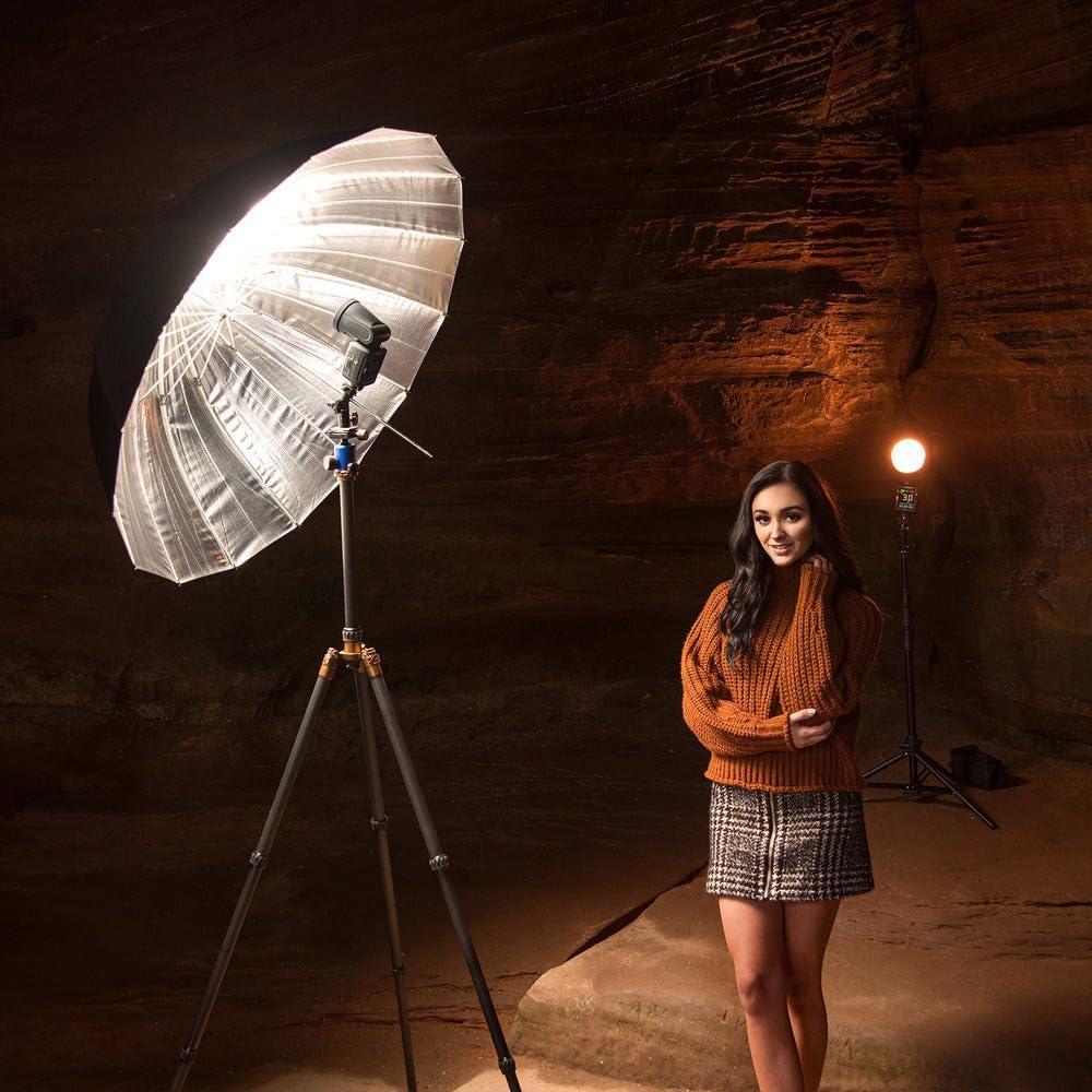 Paraguas Profundo Westcott Apollo 109cm Plateado Reflectante