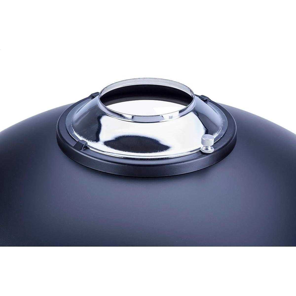 Plato de Belleza Plateado 43cm Glow para Balcar/Alien Bees