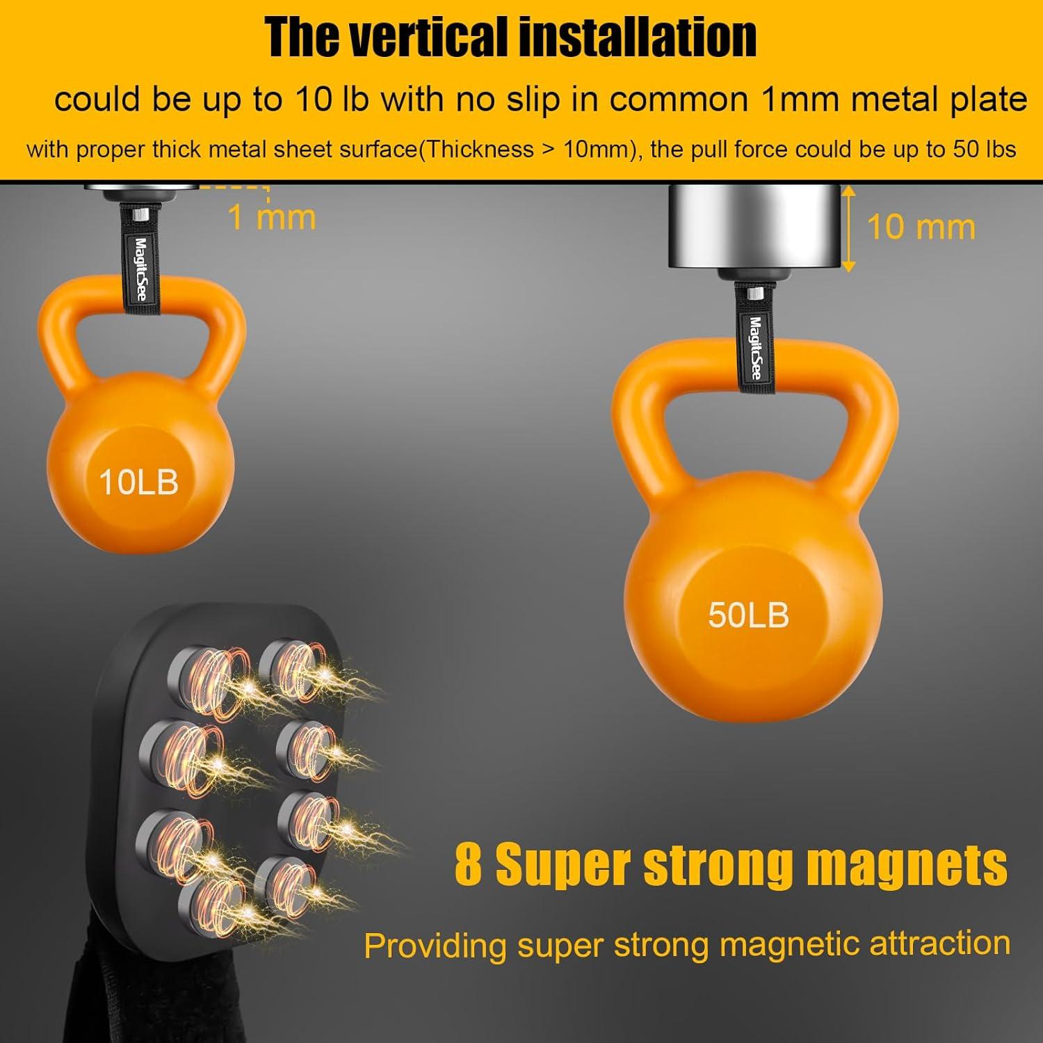 Ganchos Magnéticos de Alta Resistencia MagitcSee - 2 Pcs