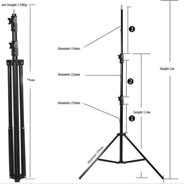 Kit de Flash Estroboscópico Godox SK400II-V 800Ws para Estudio