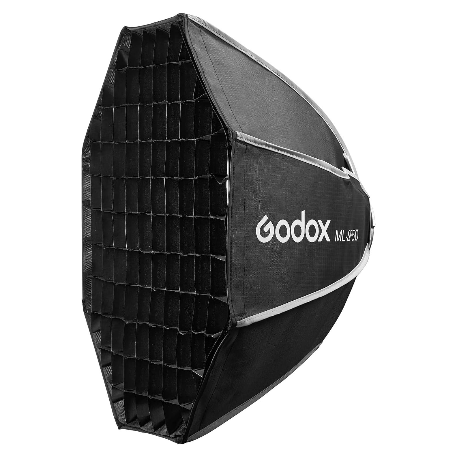 Softbox Octagonal Godox ML-SF50 50cm con Rejilla Panal