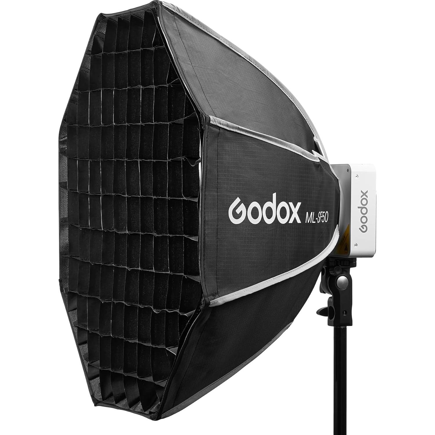 Softbox Octagonal Godox ML-SF50 50cm con Rejilla Panal