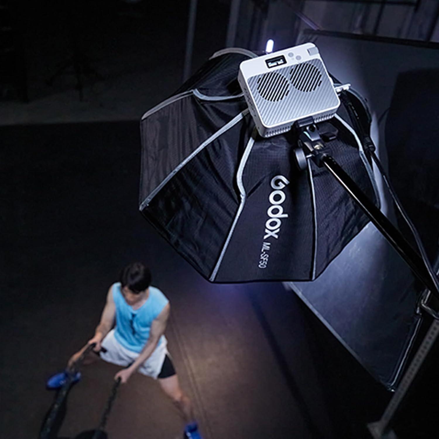 Softbox Octagonal Godox ML-SF50 50cm con Rejilla Panal