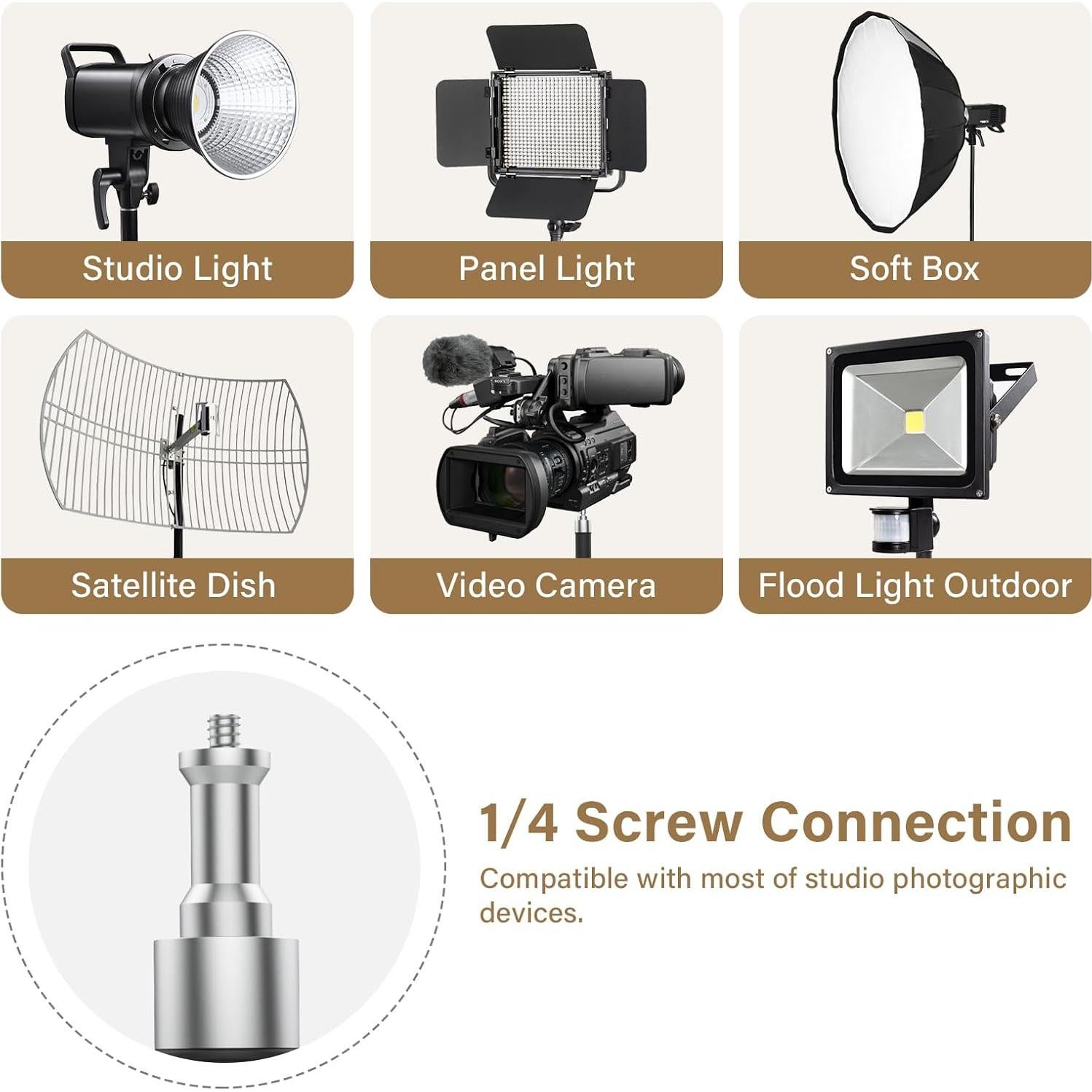 Trípode Alto Sdfghj 500cm para Video Cámara Profesional