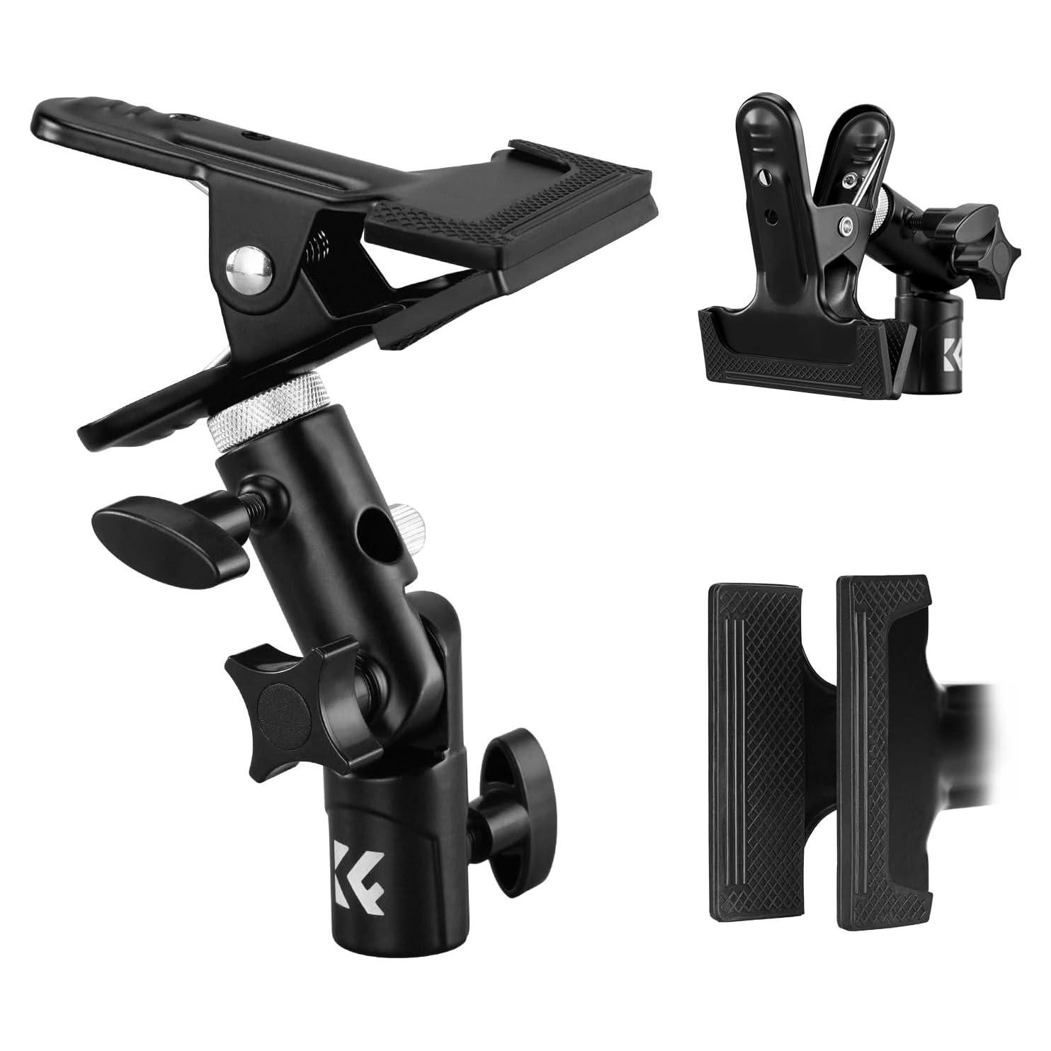 Soporte de Reflector K&F Concept Metal 5/8" Ajustable para Estudio