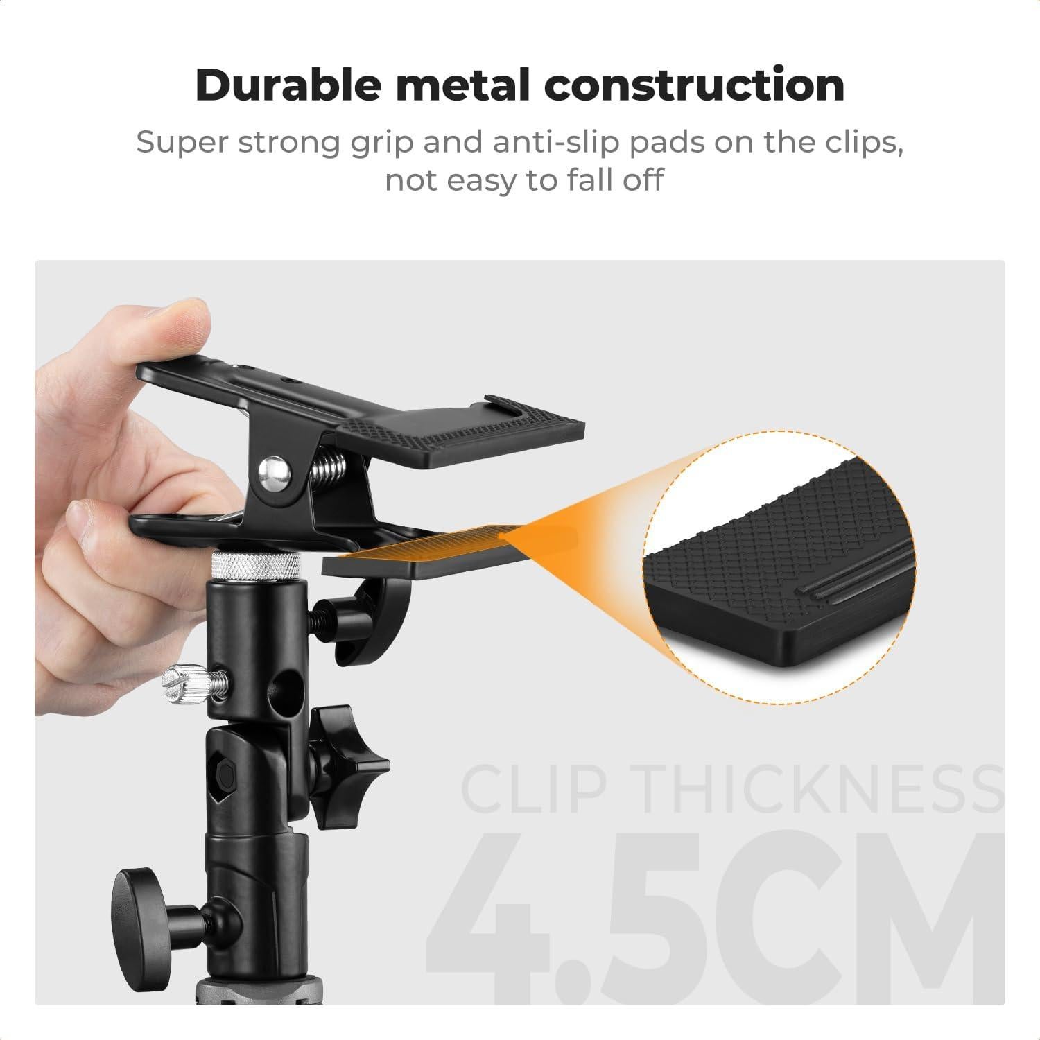 Soporte de Reflector K&F Concept Metal 5/8" Ajustable para Estudio