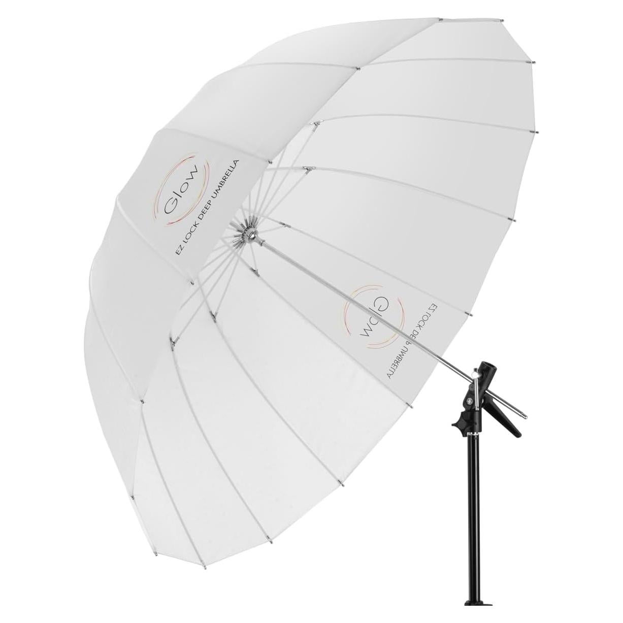 Paraguas Translúcido Profundo Glow 165 cm Fibra de Vidrio