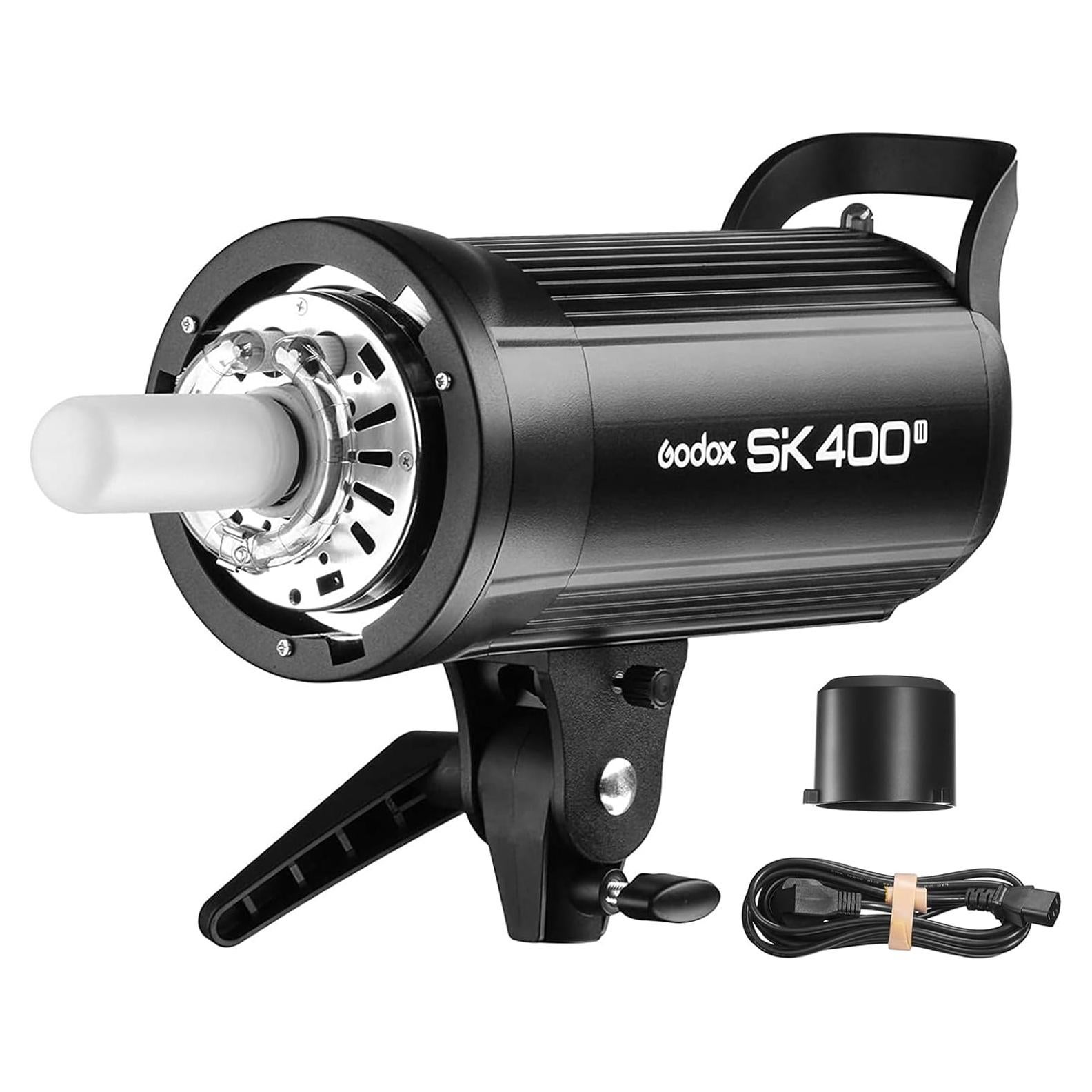 Flash Estroboscópico Godox SK400II 400Ws 5600K 150W para Estudio